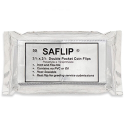Saflip® Double-Pocket Mylar Coin Flips